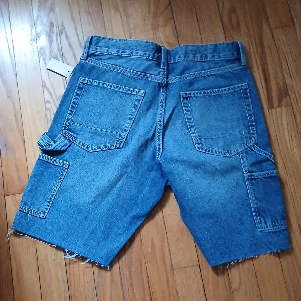 Denim Carpenter Shorts - Blue